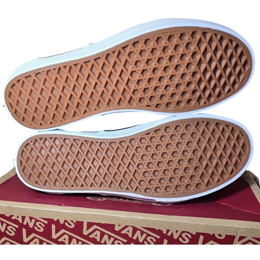 Brand New Vintage Vans Blue Checkerboard with Box Youth/Mens 6.5, Womens Size 8 - Picture 5 of 7